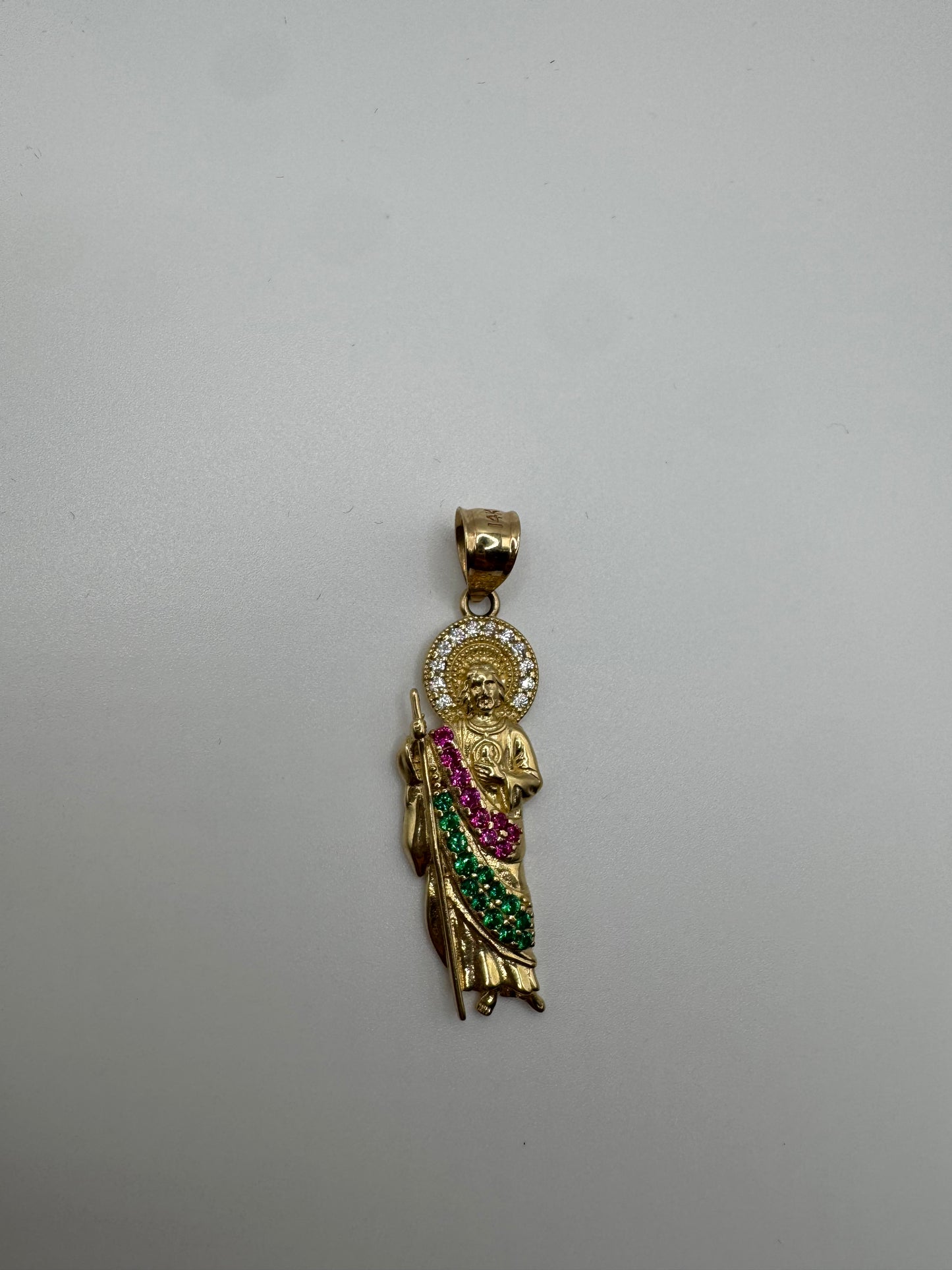 14K San Judas pendant