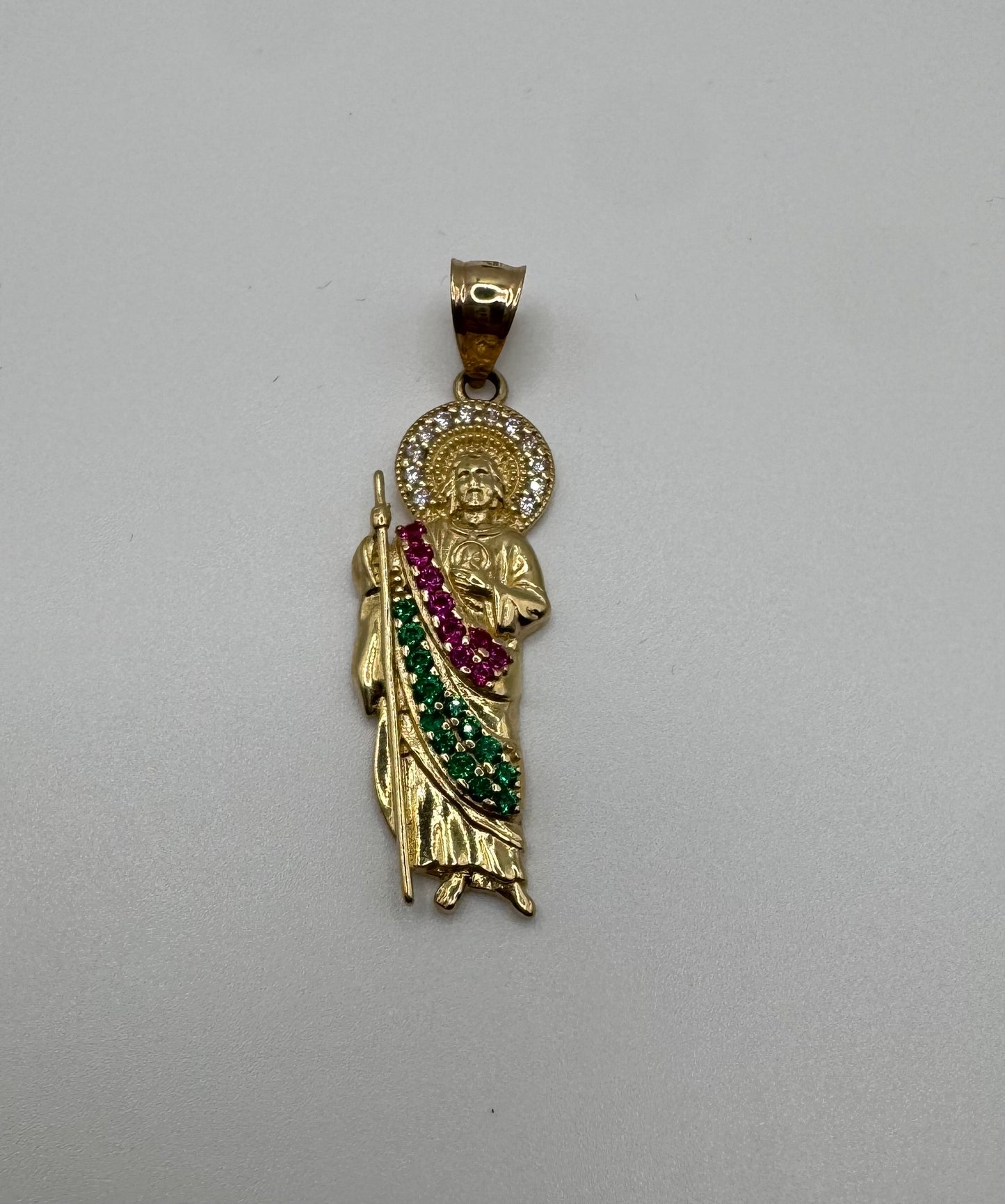 14K San Judas pendant