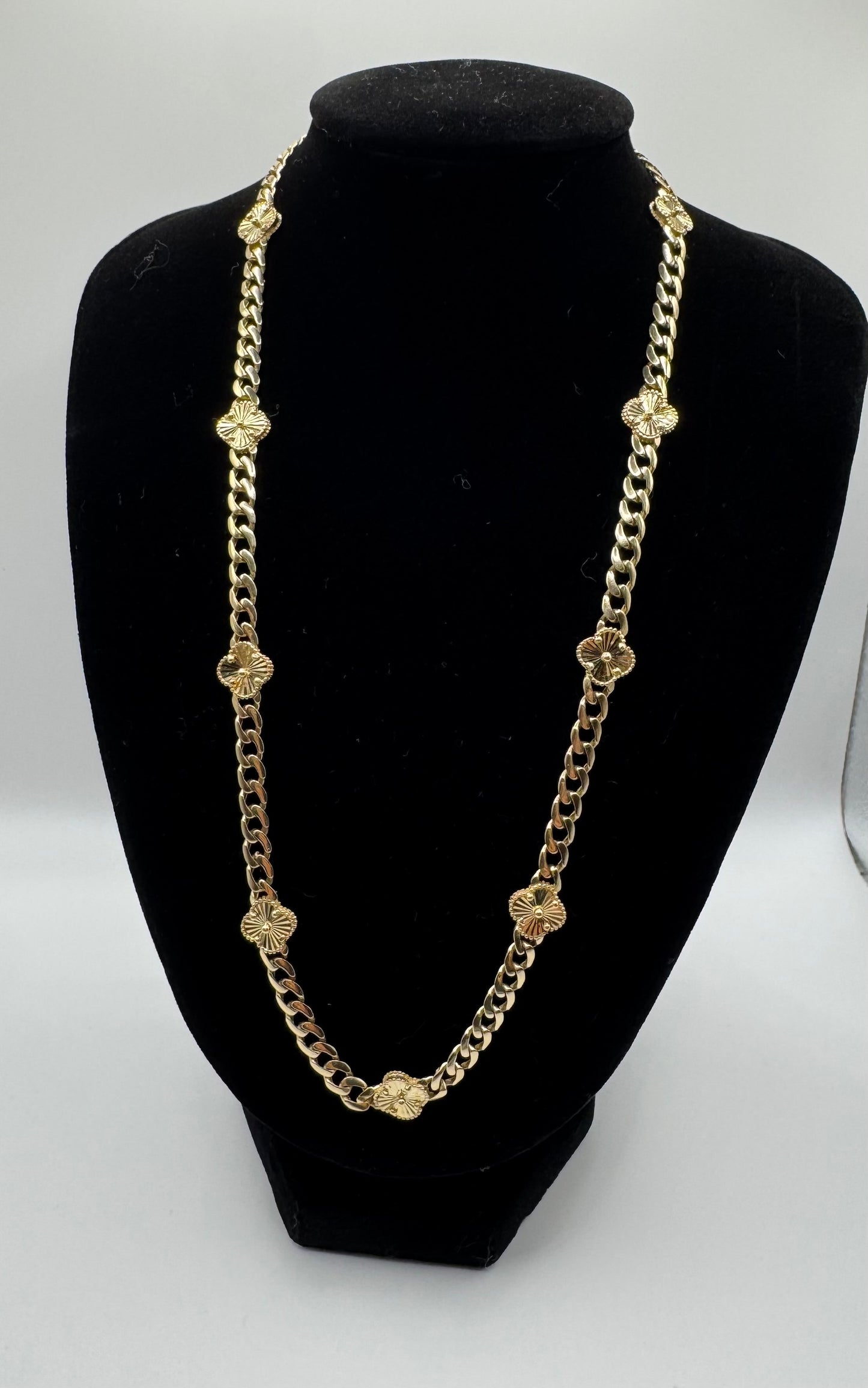 14K GOLD MONACO NECKLACE 18”