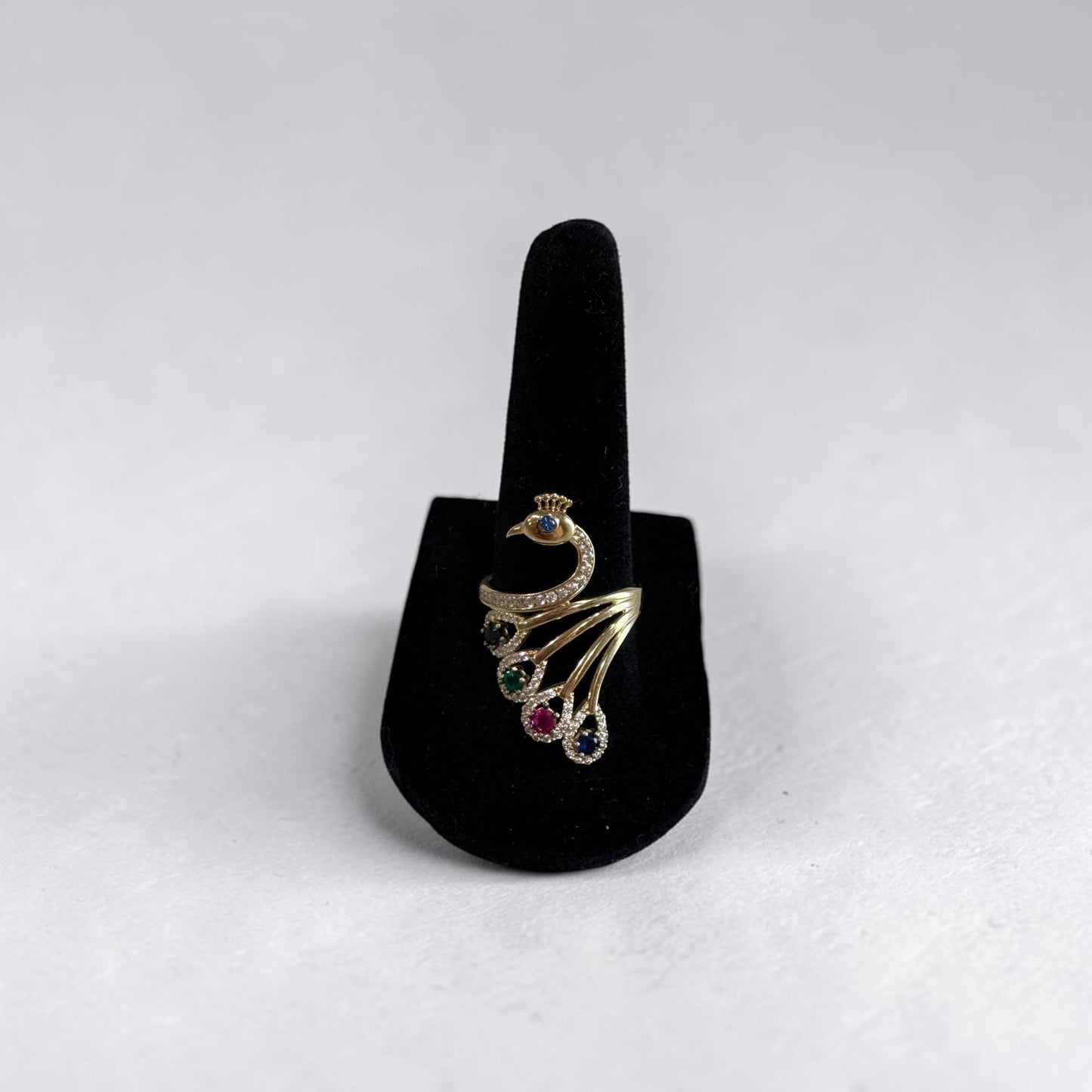 Peacock ring size 8