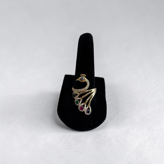 Peacock ring size 8