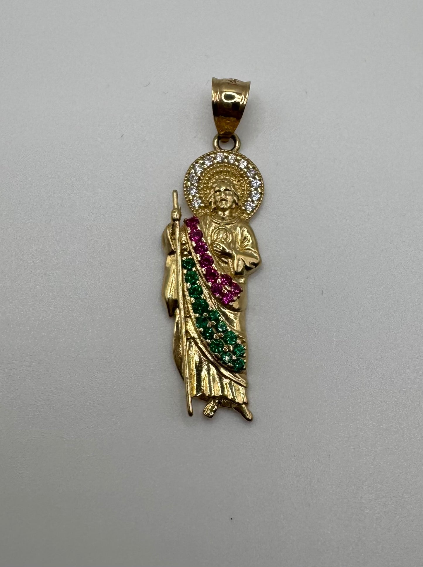 14K San Judas pendant