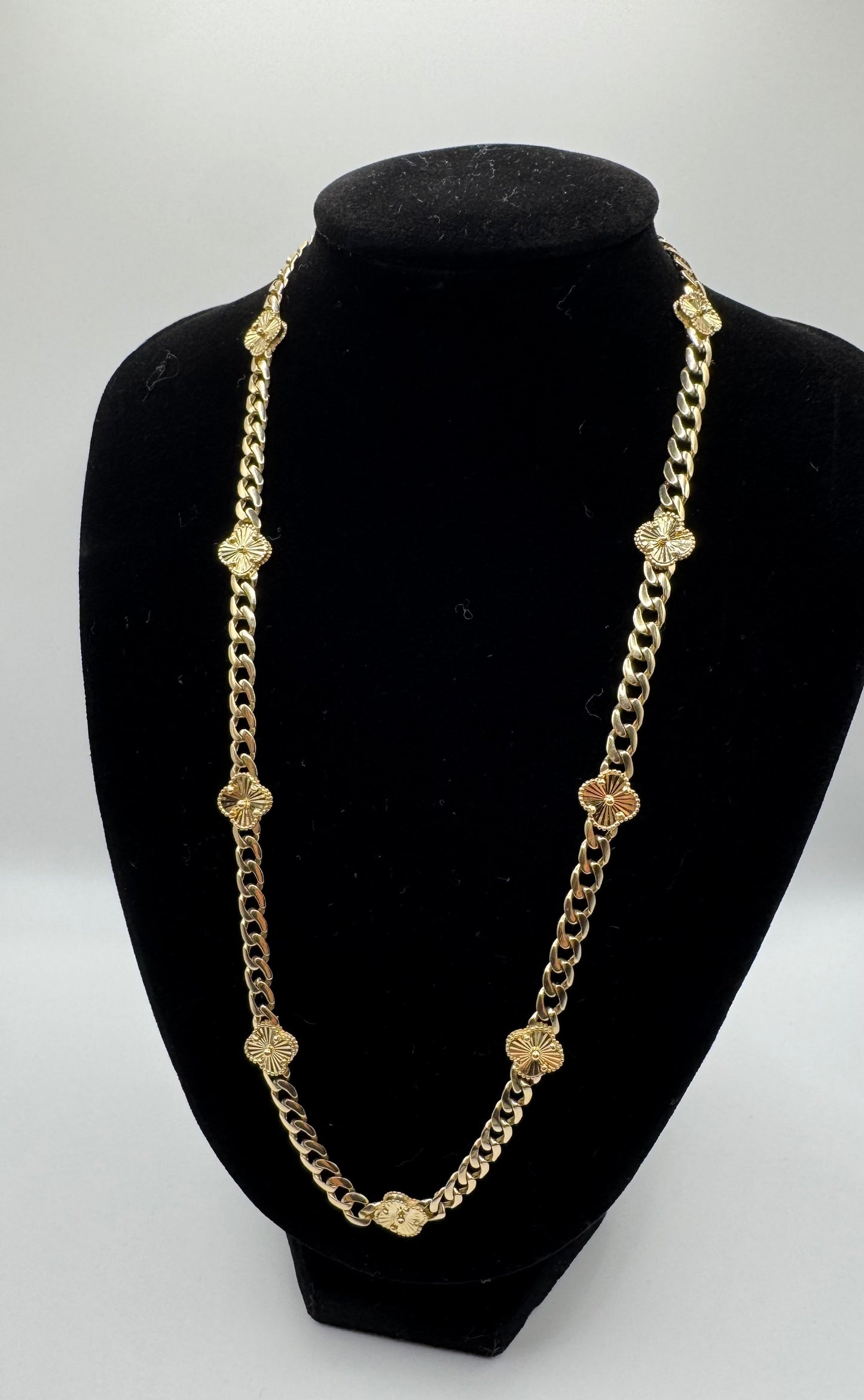 14K GOLD MONACO NECKLACE 18”