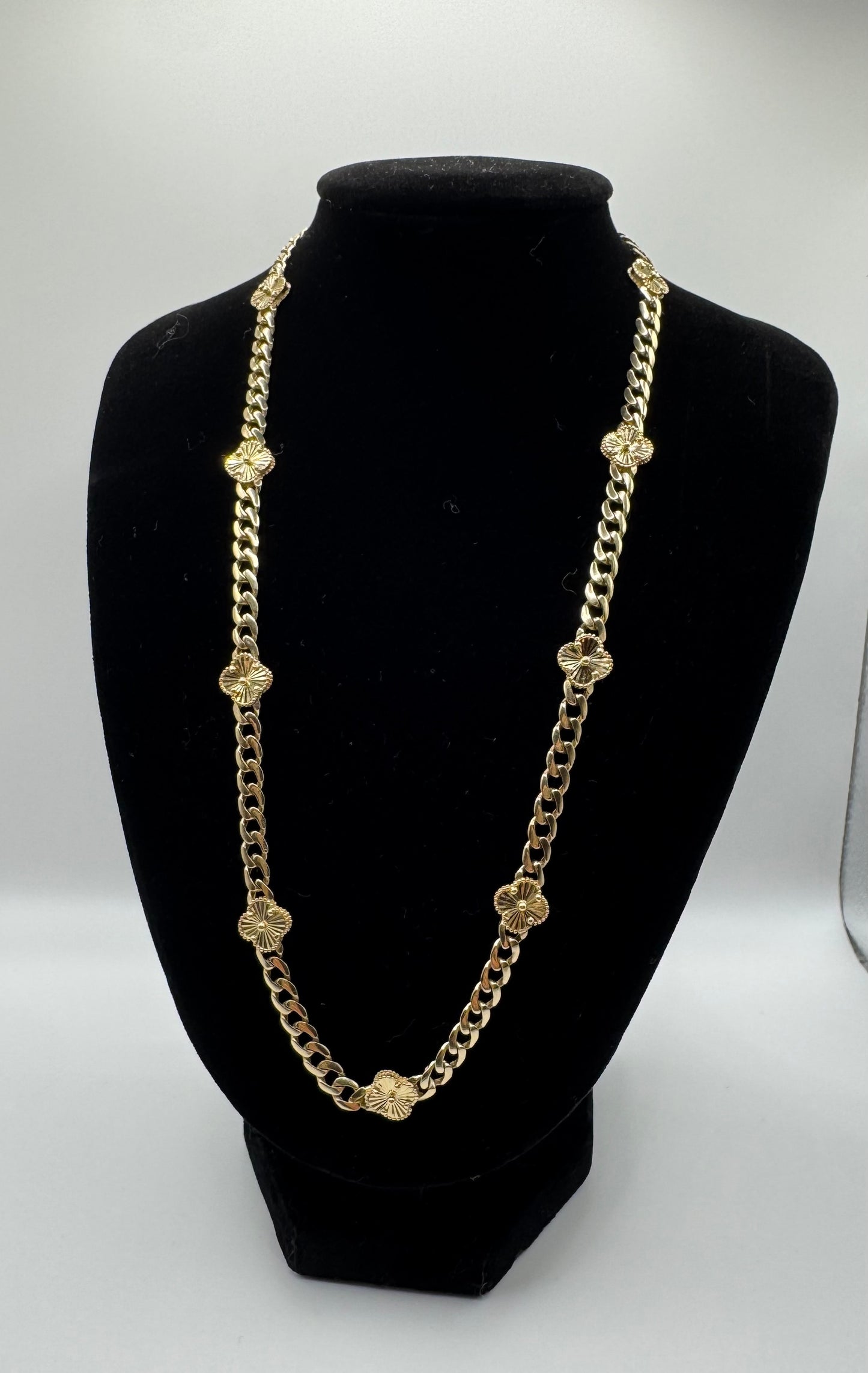 14K GOLD MONACO NECKLACE 18”