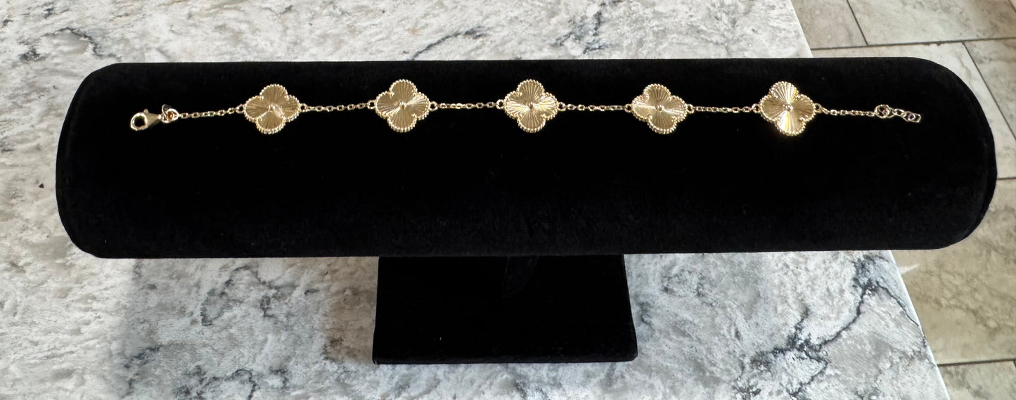10K GOLD BRACELET SIZE 7.5”