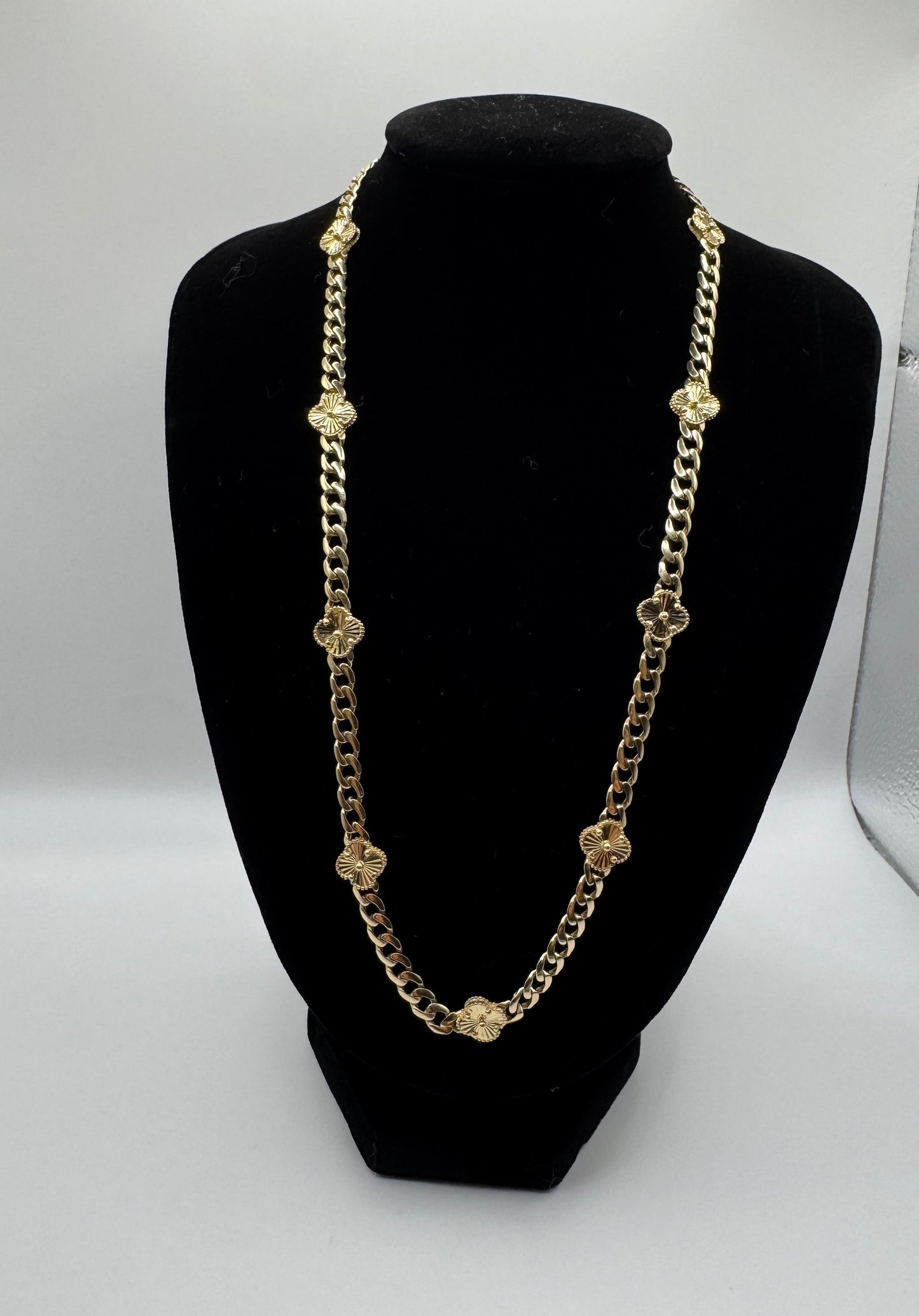 14K GOLD MONACO NECKLACE 18”