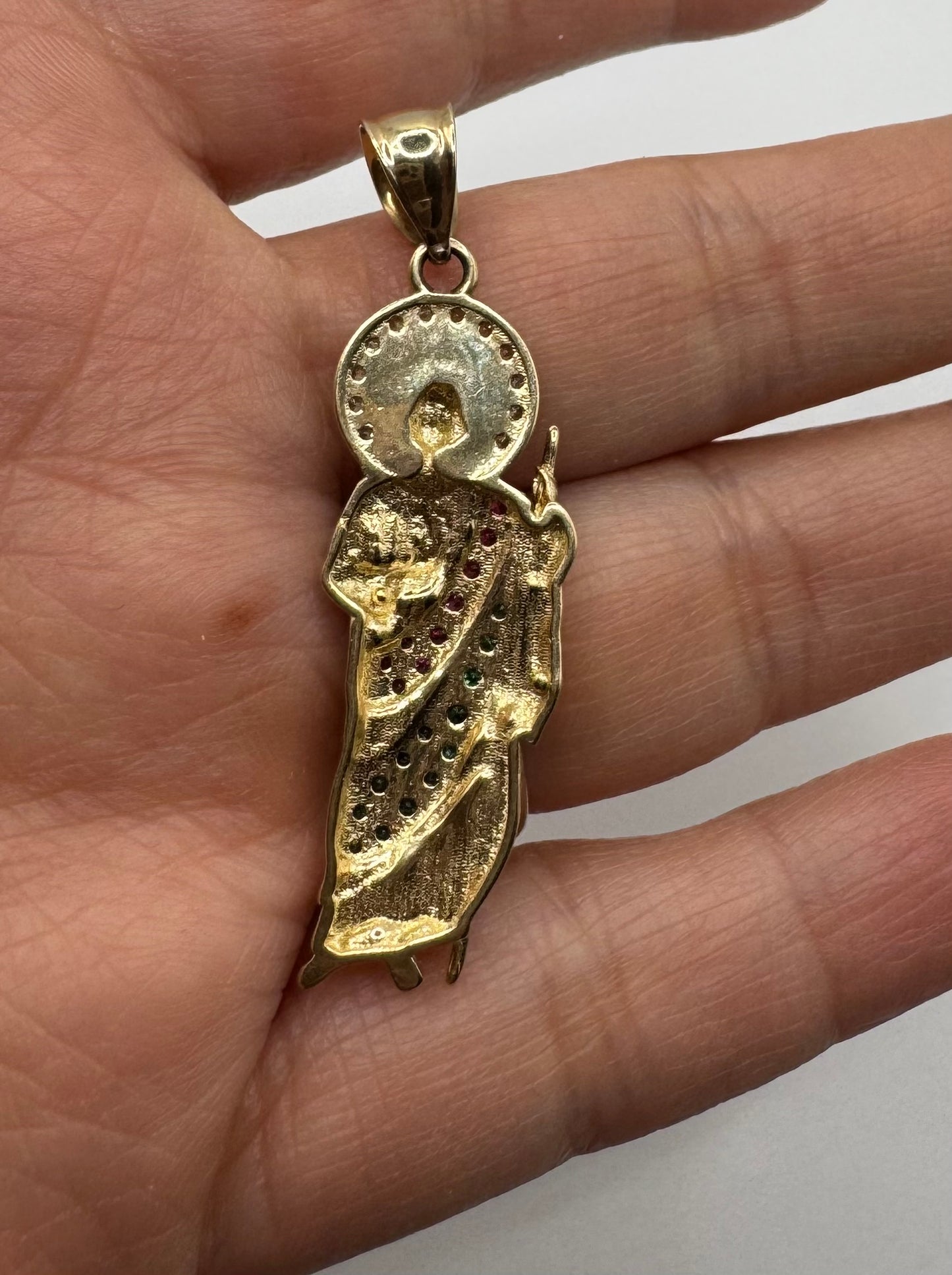 14K San Judas pendant