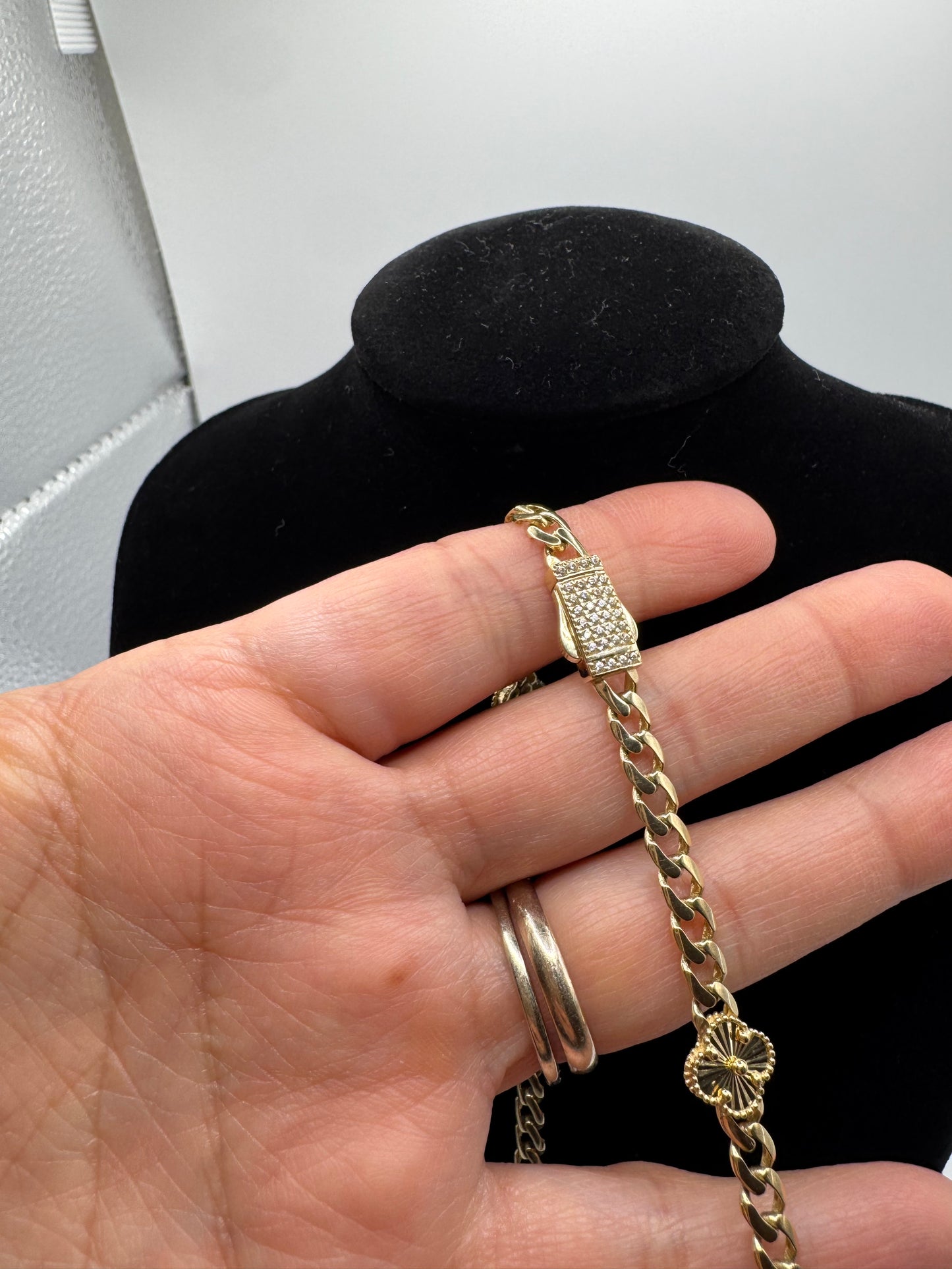 14K GOLD MONACO NECKLACE 18”