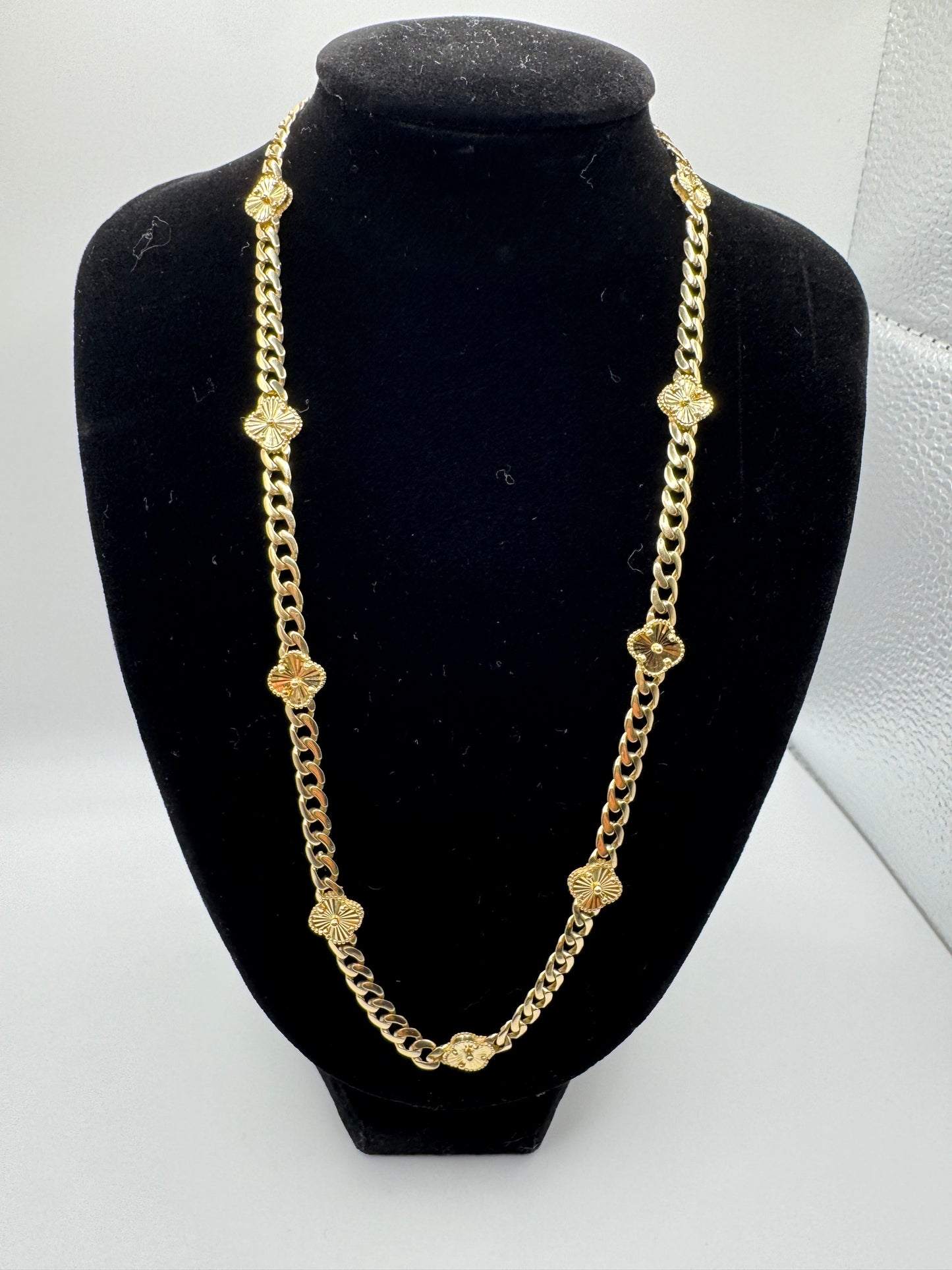 14K GOLD MONACO NECKLACE 18”